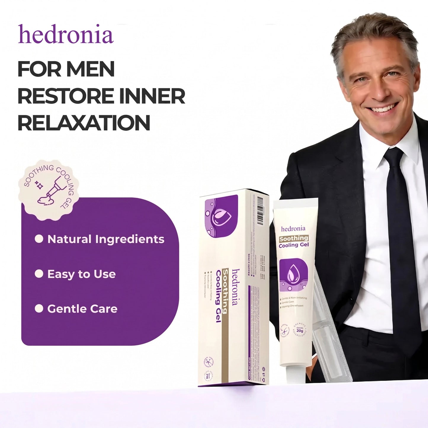 hedronia® herbal care gel, gentle and non-irritating, suitable for daily