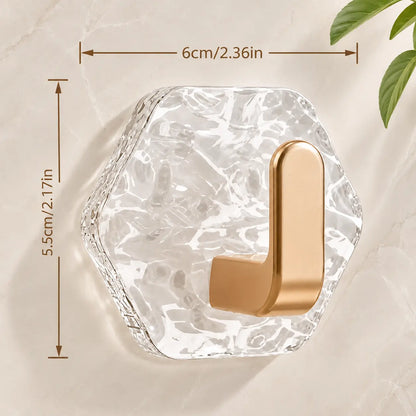 Heavy-Duty Self-Adhesive Hooks — No Drilling, No Rust, No Mess