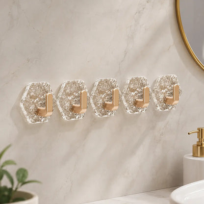 Heavy-Duty Self-Adhesive Hooks — No Drilling, No Rust, No Mess